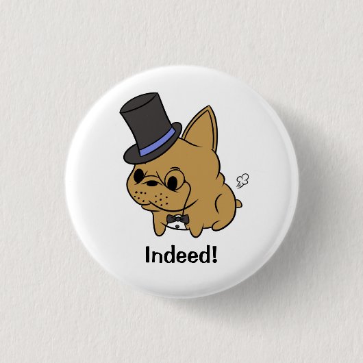 全く上品なRocco! ボタン 缶バッジ (正面)