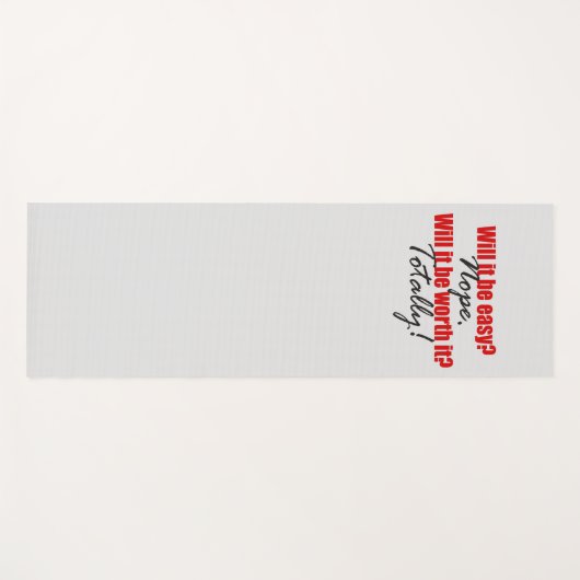 全く価値がある！ ヨガマット (正面(横))