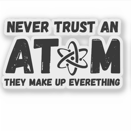 全く信用しない シール (正面)