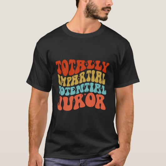 全く公平な審査員 Tシャツ (正面)