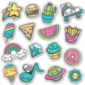 全く可愛いドードルズビニル シール (正面)