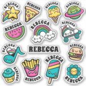 全く可愛いドードルビニールのシール シール (正面)