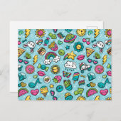 全く可愛いドードルポストカード ポストカード (正面/裏面)