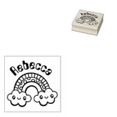 全く可愛いドードルレインボーアートスタンプ ラバースタンプ (押印)