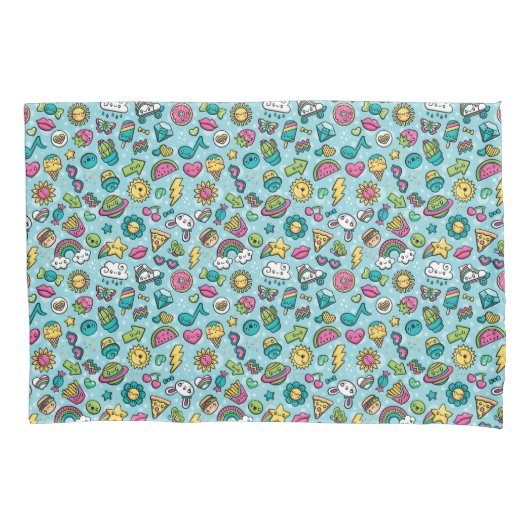 全く可愛いドードル枕ケース 枕カバー (正面)