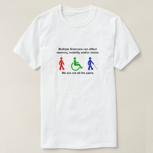 全く同じではない Tシャツ (デザイン正面)