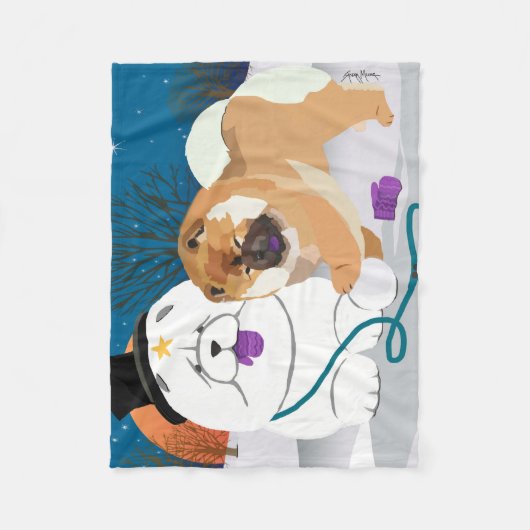 全く強打された食事のフリースブランケット3のサイズ フリースブランケット (正面)