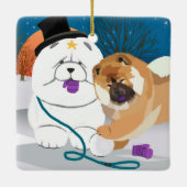 全く強打された   食事のオーナメント セラミックオーナメント (裏面)