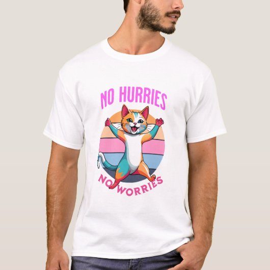 全く心配しない Tシャツ (正面)