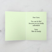 全く打ち解けない | やる気を起こさせる引用文プン カード (内部)