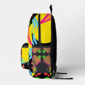 全く新しい波80年代 プリントバックパック (右)