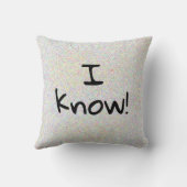 全く私がかわいいやる気を起こさせる知っているそれをすることができます クッション (裏面)