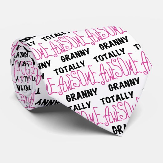 全く素晴らしいおばあさんのピンクのTシャツおよびギフト ネクタイ (ロール)