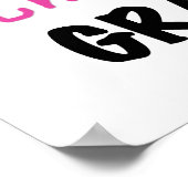 全く素晴らしいおばあさんのピンクのTシャツおよびギフト ポスター (角)