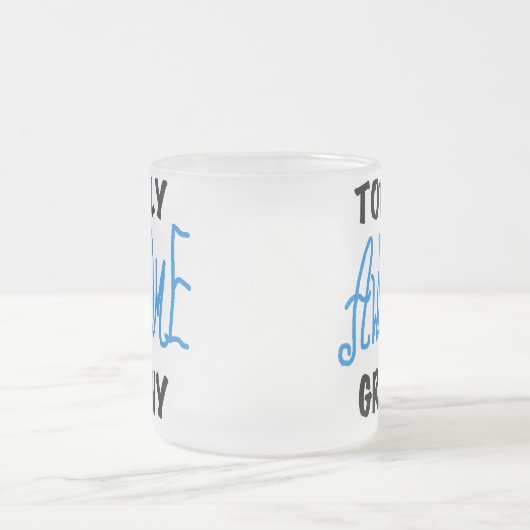 全く素晴らしいおばあさんの青いTシャツおよびギフト フロストグラスマグカップ (中央)