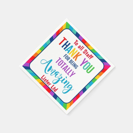 全く素晴らしいがあることをありがとう スタンダードカクテルナプキン (角)