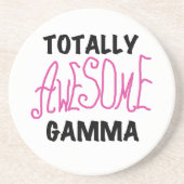 全く素晴らしいガンマのピンクのTシャツおよびギフト コースター (正面)