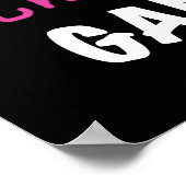 全く素晴らしいガンマのピンクのTシャツおよびギフト ポスター (角)