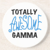 全く素晴らしいガンマの青いTシャツおよびギフト コースター (正面)