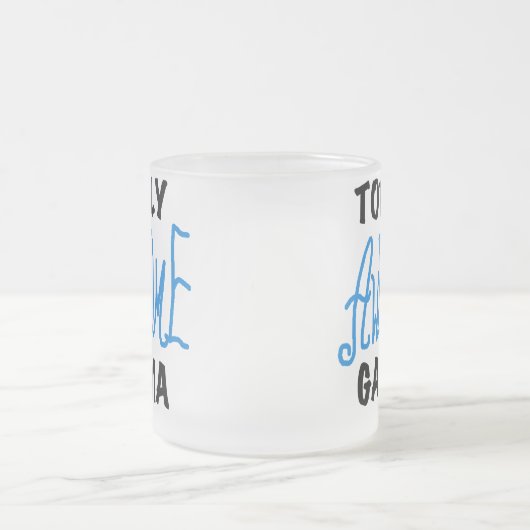 全く素晴らしいガンマの青いTシャツおよびギフト フロストグラスマグカップ (中央)