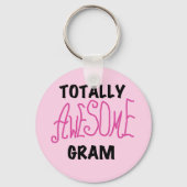 全く素晴らしいグラムのピンクのTシャツおよびギフト キーホルダー (正面)