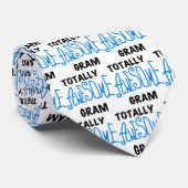 全く素晴らしいグラムの青いTシャツおよびギフト ネクタイ (ロール)