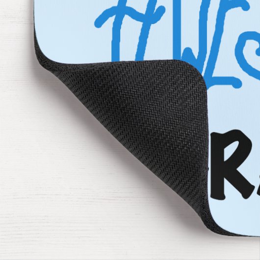 全く素晴らしいグラムの青いTシャツおよびギフト マウスパッド (コーナー)