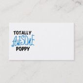 全く素晴らしいケシのTシャツおよびギフト 名刺 (裏面)