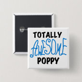 全く素晴らしいケシのTシャツおよびギフト 缶バッジ (正面&裏面)