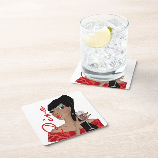 全く素晴らしいディヴァ スクエアペーパーコースター (インサイチュ)