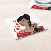 全く素晴らしいディヴァ スクエアペーパーコースター (アングル)