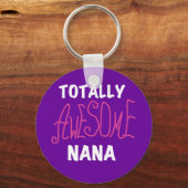 全く素晴らしいナナのピンクのTシャツおよびギフト キーホルダー (正面)