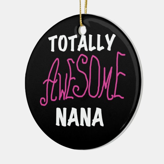 全く素晴らしいナナのピンクのTシャツおよびギフト セラミックオーナメント (左)