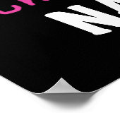 全く素晴らしいナナのピンクのTシャツおよびギフト ポスター (角)