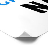 全く素晴らしいナナの青いTシャツおよびギフト ポスター (角)