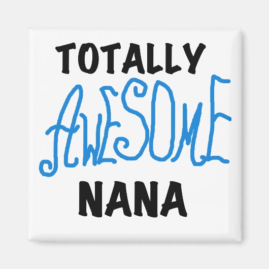 全く素晴らしいナナの青いTシャツおよびギフト マグネット (正面)