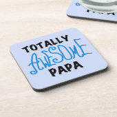 全く素晴らしいパパのTシャツおよびギフト コースター (左側)