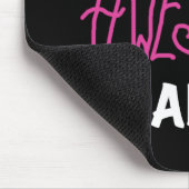 全く素晴らしい乳母のピンクのTシャツおよびギフト マウスパッド (コーナー)