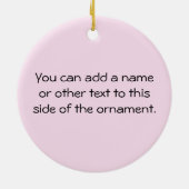 全く素晴らしい祖母-ピンクのTシャツおよびギフト セラミックオーナメント (裏面)