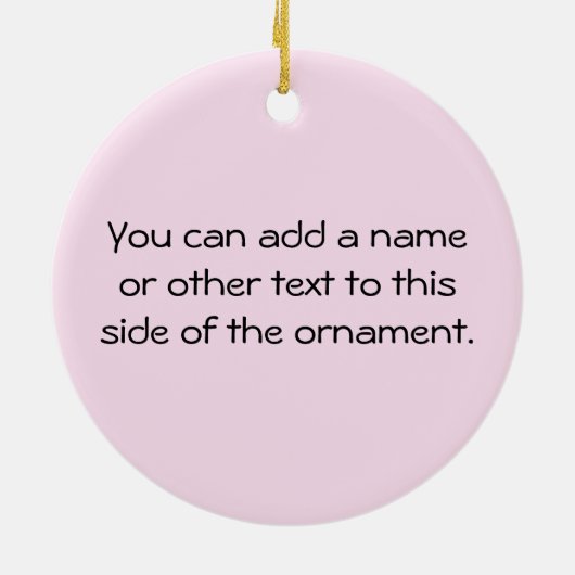 全く素晴らしい祖母-ピンクのTシャツおよびギフト セラミックオーナメント (裏面)