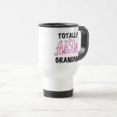 全く素晴らしい祖母-ピンクのTシャツおよびギフト トラベルマグ (正面右)