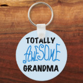 全く素晴らしい祖母-青いTシャツおよびギフト キーホルダー (正面)