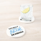 全く素晴らしい祖母-青いTシャツおよびギフト コースター (側面)