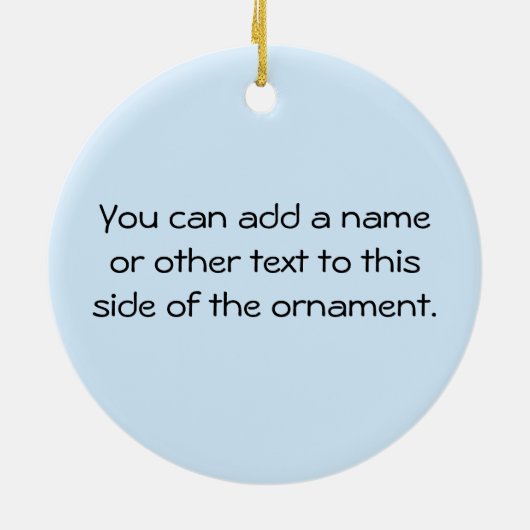 全く素晴らしい祖母-青いTシャツおよびギフト セラミックオーナメント (裏面)