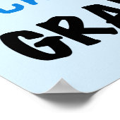 全く素晴らしい祖母-青いTシャツおよびギフト ポスター (角)