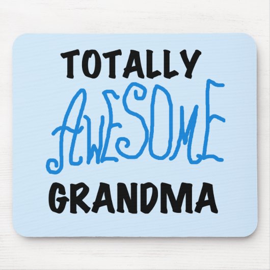 全く素晴らしい祖母-青いTシャツおよびギフト マウスパッド (正面)