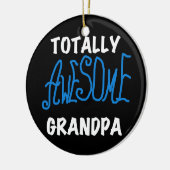 全く素晴らしい祖父のTシャツおよびギフト セラミックオーナメント (左)