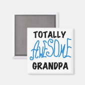 全く素晴らしい祖父のTシャツおよびギフト マグネット (正面/裏面)