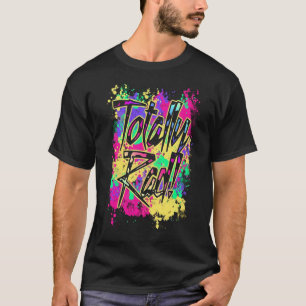 全く素晴らしい80sのネオンペンキのしぶきの80年代によってはT SHパーティ Tシャツ