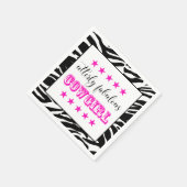 全く素晴らしい「女性のカーボーイ」 スタンダードカクテルナプキン (角)